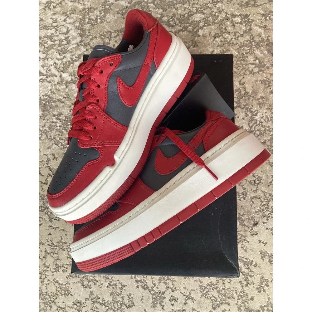 Brand New / DS Women's Air Jordan 1 Elevate Low. Varsity Red. Women's 7.5 / M 6
